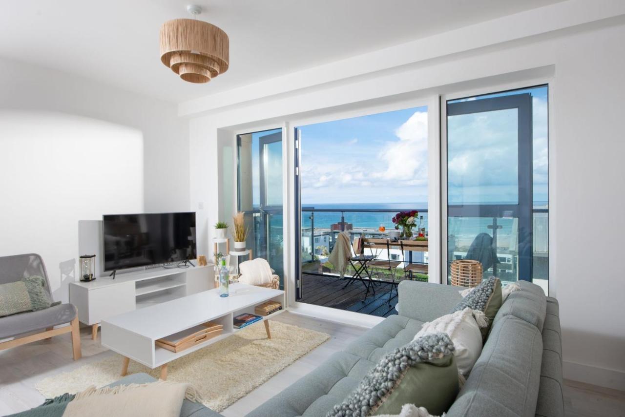 クラントック45 Ocean 1, Newquayアパートメント エクステリア 写真
